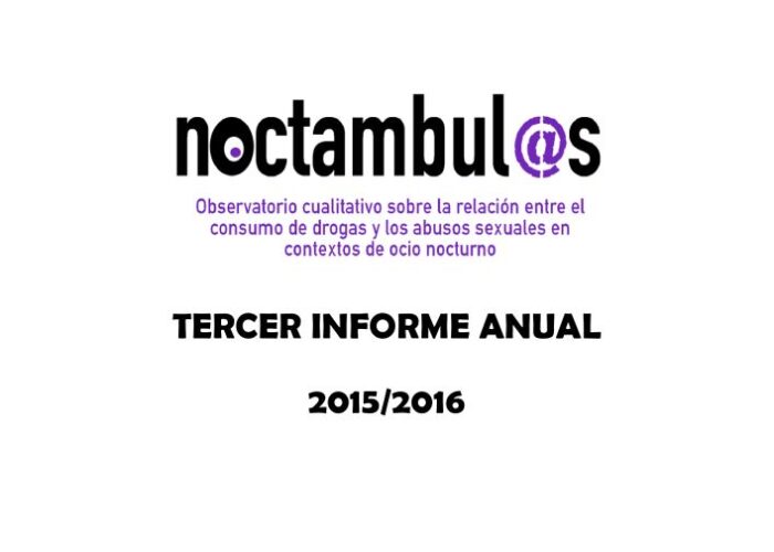 3r Informe Noctámbul@s sobre la relación entre el consumo de drogas y las violencias sexuales en espacios de ocio nocturno