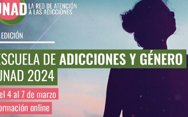 Llega la V edición de la Escuela de Adicciones y Género de UNAD