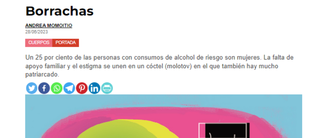 «Borrachas» – texto de Andrea Momoitio para Pikara Magazine
