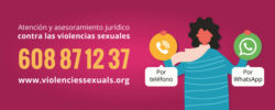 Nou servei d’Atenció i Assessorament jurídic gratuït contra les violències sexuals