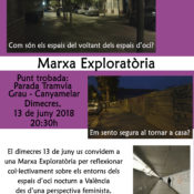 Marcha exploratoria – Valencia