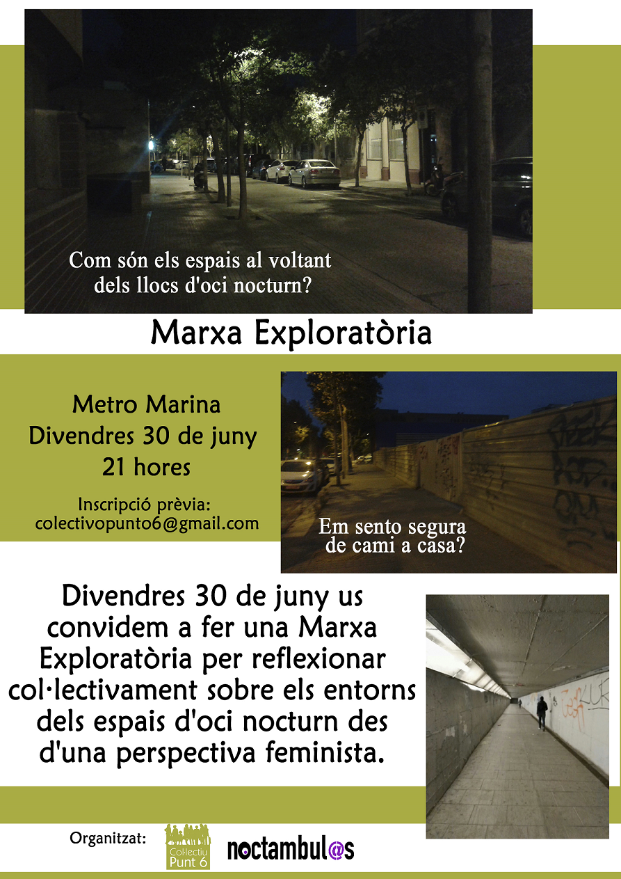 Marcha exploratoria ocio nocturno