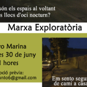 Marcha exploratoria por espacios de ocio nocturno con el Col.lectiu Punt 6