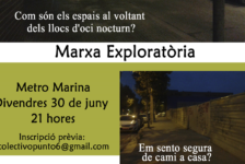 Marcha exploratoria por espacios de ocio nocturno con el Col.lectiu Punt 6