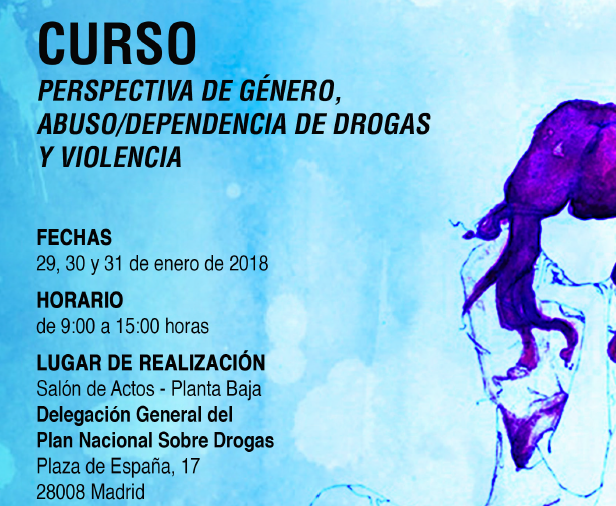 Curso “Perspectiva de género, abuso/dependencia de drogas y violencia”