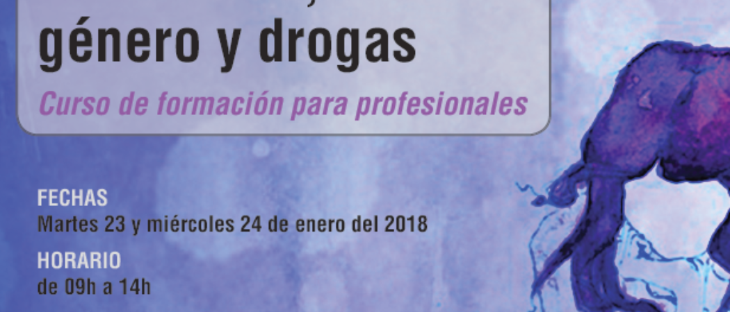 Curso «Prevención, género y drogas» – Pamplona / Iruña, 23-24 enero 2018