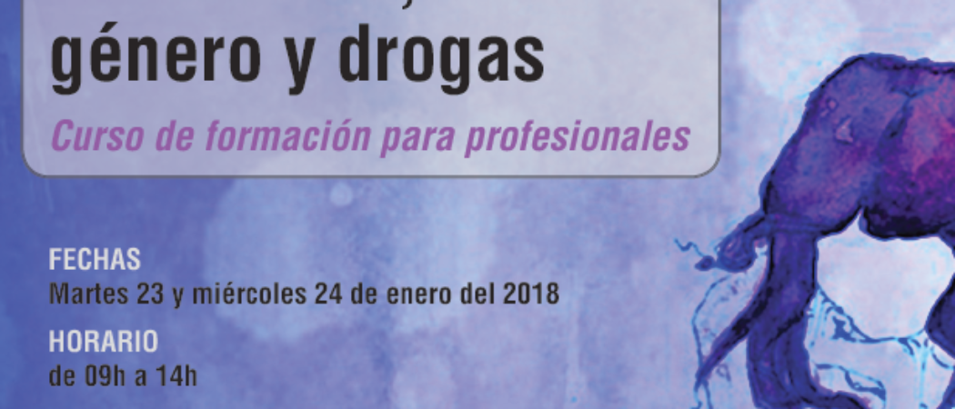 Curso “Prevención, género y drogas” – Pamplona / Iruña, 23-24 enero 2018