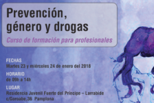 Curso “Prevención, género y drogas” – Pamplona / Iruña, 23-24 enero 2018