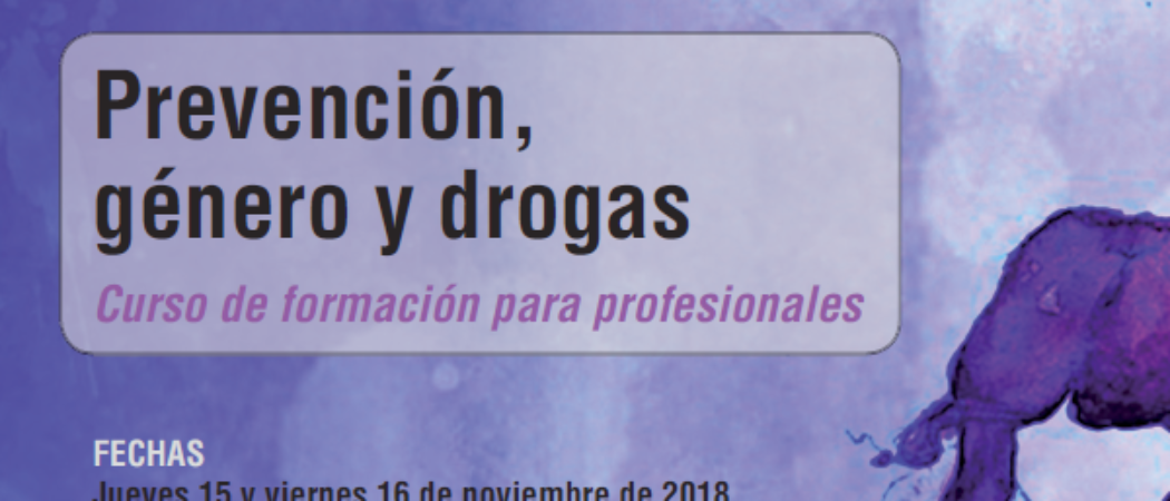 Curso «Prevención, género y drogas» / “Prebentzio, Genero eta Drogak” – Pamplona / Iruña
