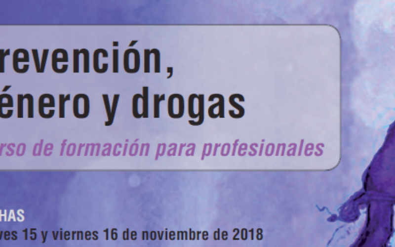 Curso «Prevención, género y drogas» / “Prebentzio, Genero eta Drogak” – Pamplona / Iruña
