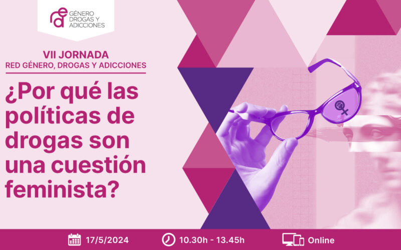VII Jornada de la Red Género, Drogas y Adicciones – 17 de mayo [10.30h-13.45h, online]
