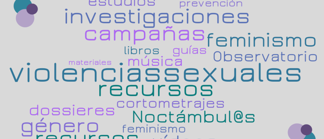 Materiales y recursos para trabajar violencias sexuales