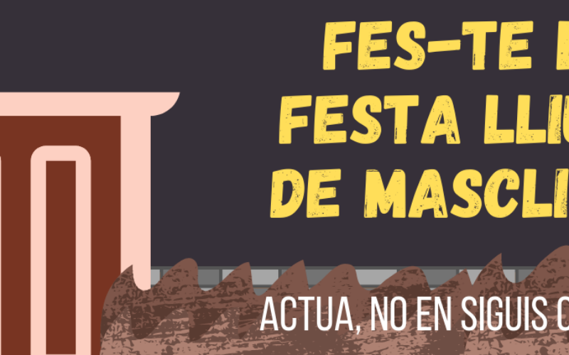 FES-TE LA FESTA LLIURE DE MASCLISME: campaña del proyecto «Jóvenes Agentes de Prevención de Violencias Machistas» en Viladecans