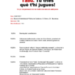 Acte presentació de l'eina interactiva "Tabú. Tu tries què t’hi jugues!"